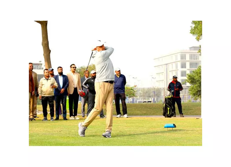 11th Vice Admiral HMS Chaudhry Amateur Golf Cup Tees Off