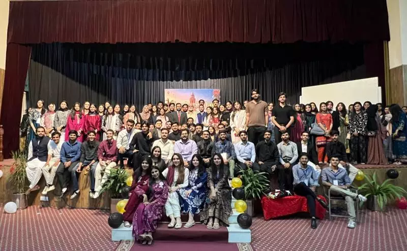 GCU Lahore Welcomes New Media Students with Vibrant Freshers' Day