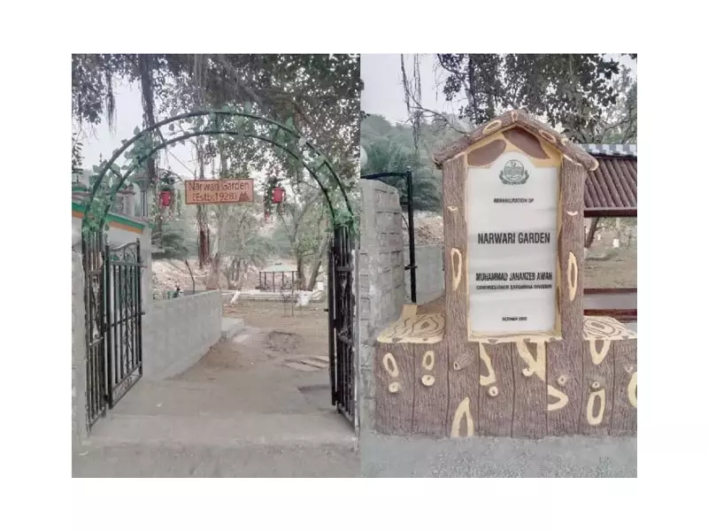 Khushab's Narwari Garden Restored to Former Glory After Years of Neglect