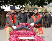 KP Governor Faisal Karim Kundi Attends Funeral of Martyred Police Cadet Officer in Peshawar