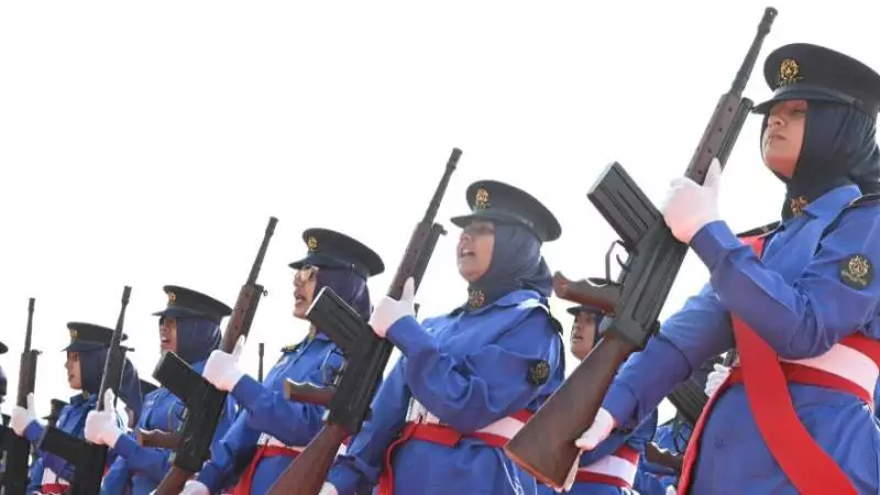 First Lady Aseefa Bhutto Zardari Inspires Cadets at Bakhtawar College Parade