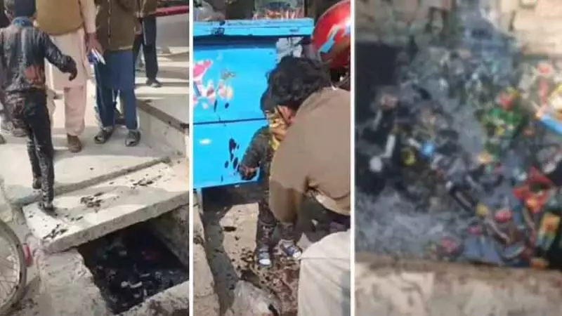 Two Children Fall into Open Sewer in Kacheri Bazaar, Residents Blame MC