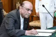 President Zardari Signs Key Bills Into Law, Returns One for Review