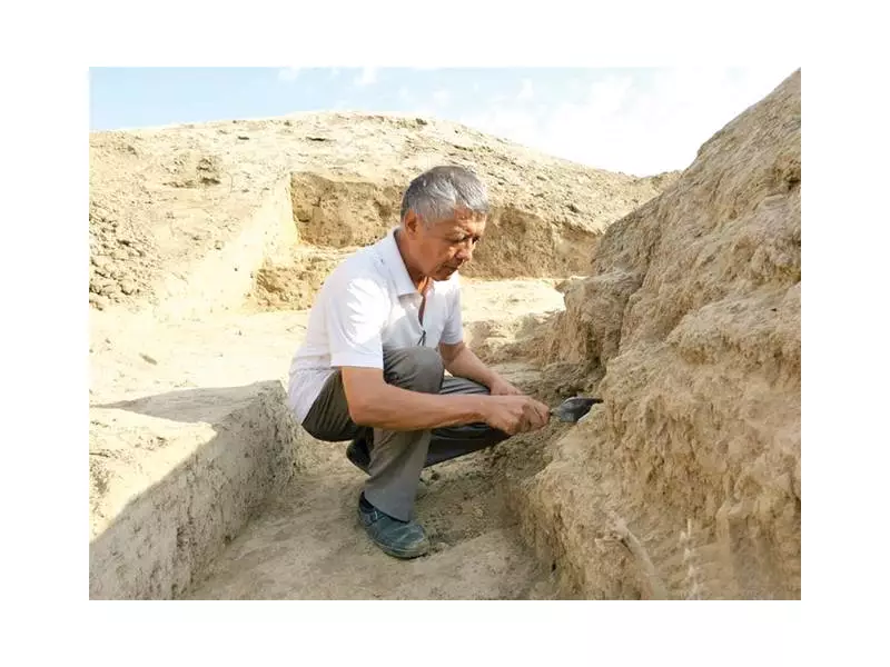 Chinese & Uzbek Archaeologists Unearth Ancient City Walls in Uzbekistan
