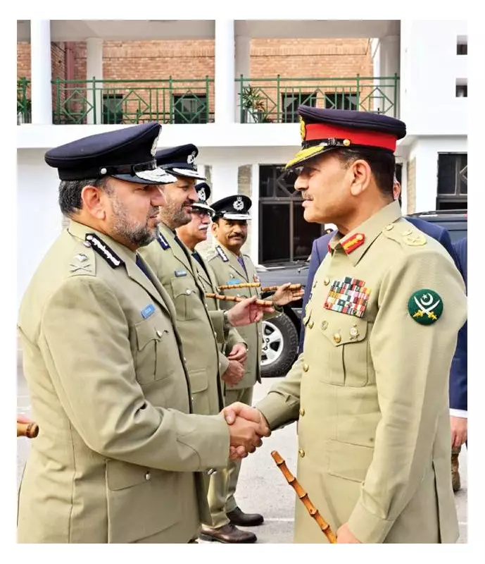 COAS Asim Munir Visits National Police Academy, Honors Martyrs, Stresses Modern Policing