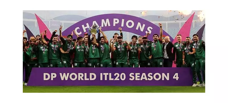 Desert Vipers Crowned ILT20 Champions After 46-Run Victory Over MI Emirates