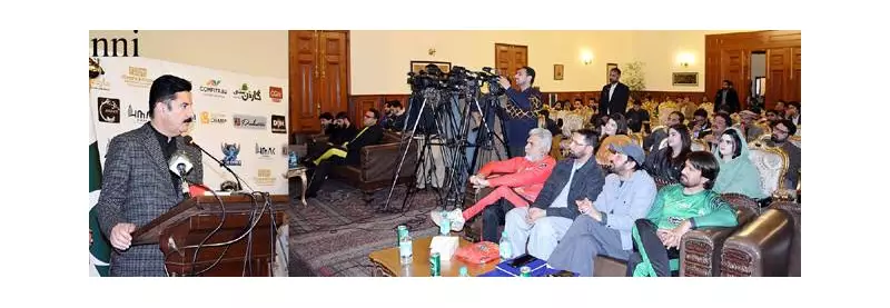 Governor Kundi Unveils Celebrity Cricket League Trophy in Peshawar