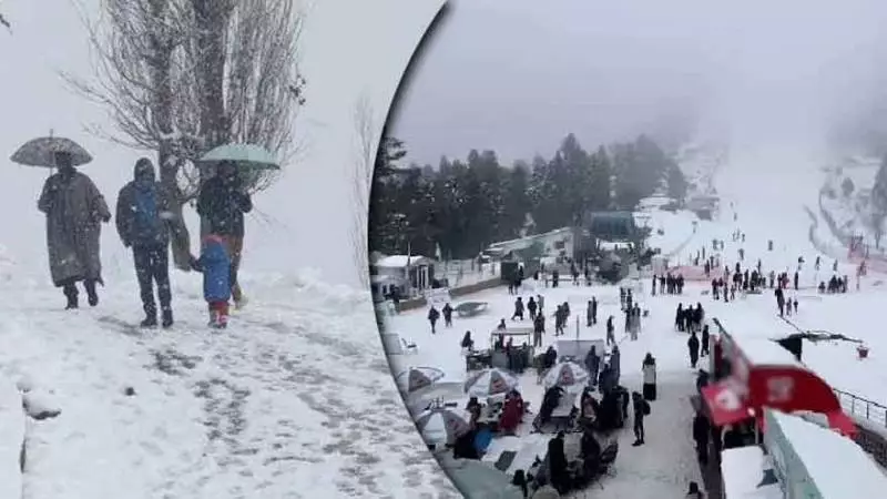 Heavy Snowfall Transforms Northern Pakistan, Boosts Tourism in Malam Jabba & Naltar