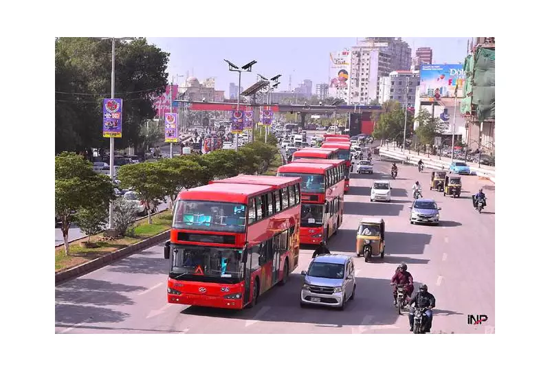 Karachi's New Year Gift: Double-Decker Buses Launched on 22km Route