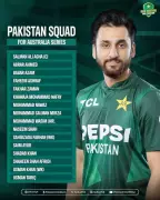 Pakistan Cricket Board Announces 16-Member Squad for Upcoming T20I Series Against Australia