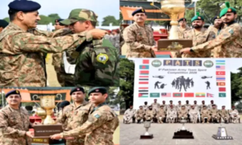 9th International Pakistan Army Team Spirit Competition Concludes in Kharian