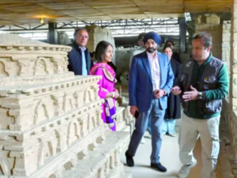 World Bank Chief Visits Pakistan's Heritage Site, Discusses Cultural Preservation