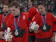 Canadian Hockey Player's Viral Toy Reaction After Olympic Loss to USA