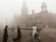 Lahore's Hazardous Pollution Contrasts with Mild Morning Weather Conditions