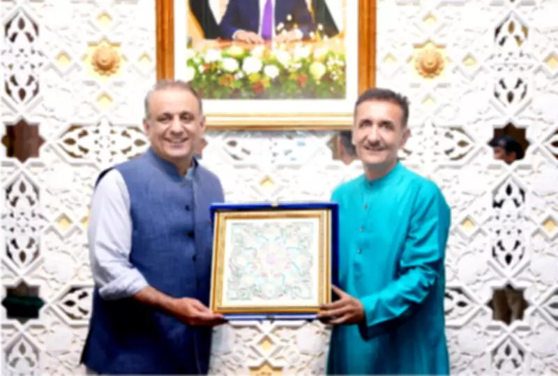 Aleem Khan Visits Tajik Embassy, Stresses Enhanced Bilateral Cooperation
