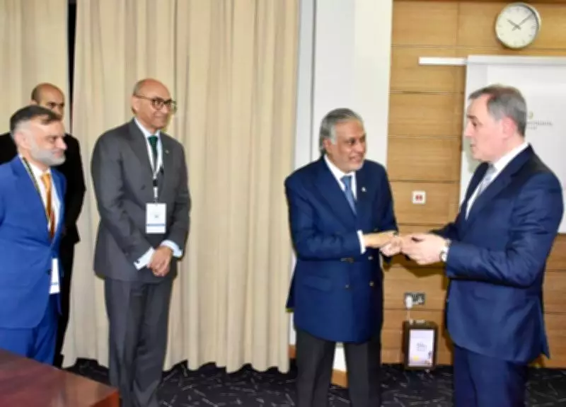 Deputy PM Dar Holds Talks with Azerbaijan FM at Riyadh Ministerial Meeting