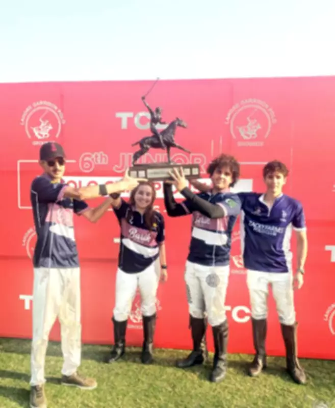 LGPG Red Triumphs at 6th Junior Polo Championship in Thrilling Final