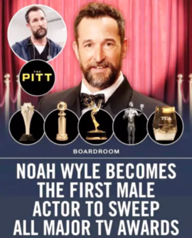 Noah Wyle Makes History with Unprecedented Drama Awards Sweep