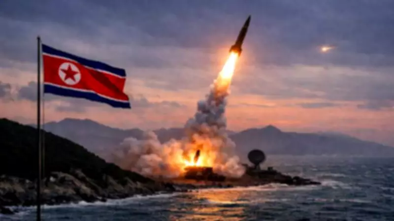 North Korea Launches 10 Ballistic Missiles Amid US-South Korea Military Drills