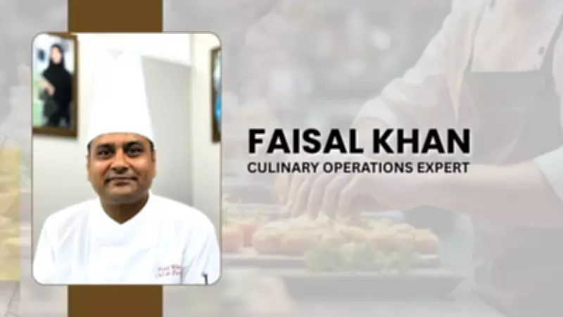 Pakistani Culinary Expert Faisal Khan Elevates Dubai's Food Scene
