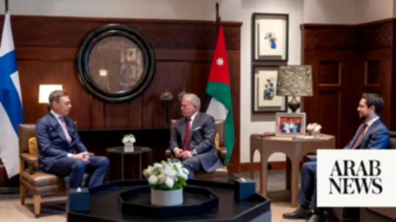 Finland's President and Jordan's King Discuss Regional Security and Peace Initiatives