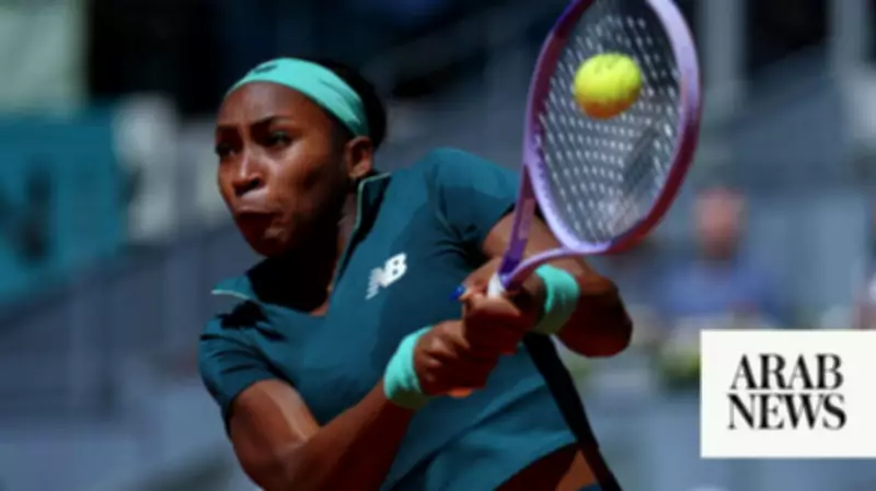 Gauff Battles Stomach Bug, Defeats Cirstea in Madrid Open Thriller