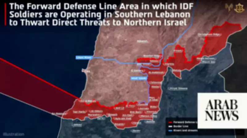 Israel Publishes Map of South Lebanon Territory Under Its Control After Ceasefire