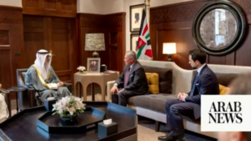 Jordan King and Kuwaiti FM Discuss Regional De-escalation in Amman