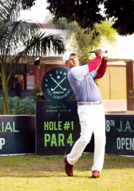 Matloob Ahmed Dominates with 64 to Lead J.A. Zaman Open Golf Championship
