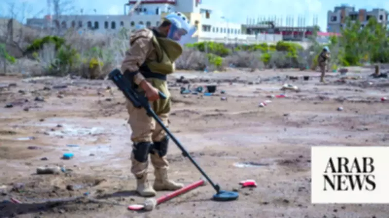 Saudi Masam project clears 1,273 explosive devices in Yemen last week