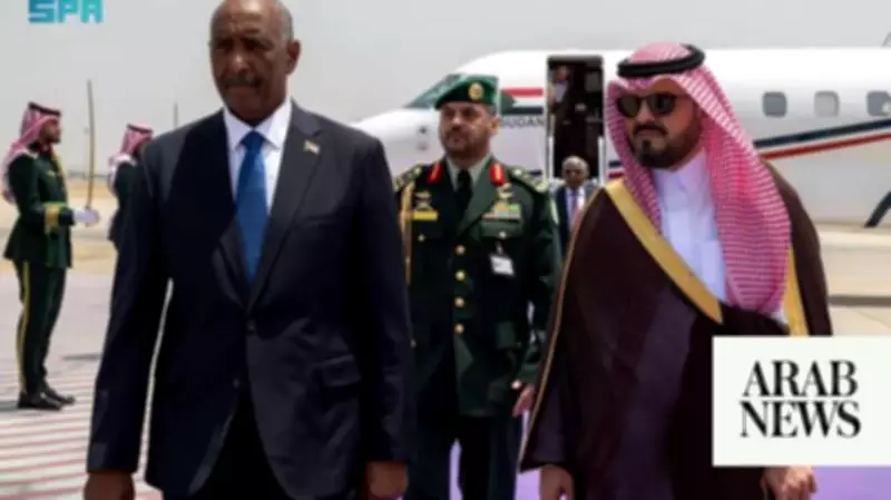 Sudan's Al-Burhan Arrives in Jeddah for Diplomatic Visit