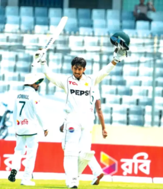 Azan's debut ton in vain as Miraz puts Bangladesh ahead in first Test