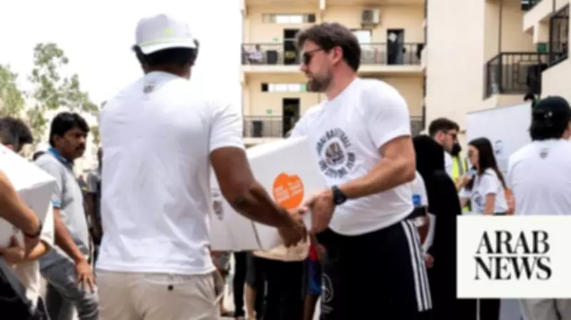 Dubai Basketball Donates 3,055 Food Baskets with UAE Food Bank