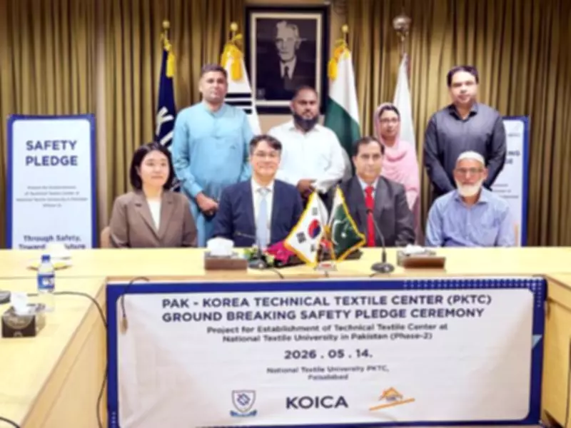 Koica Breaks Ground for Pak-Korea Technical Textile Centre in Faisalabad