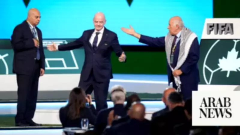 Palestinian Football Chief Rajoub Refuses Photo with Israeli Official at FIFA Congress