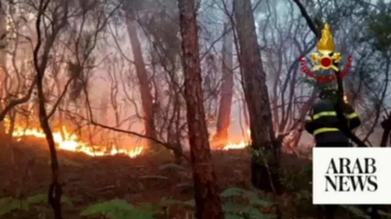 Thousands Evacuated as Wildfire Ravages Tuscany Region of Italy