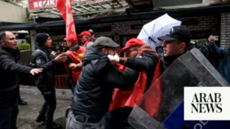 Turkish police fire tear gas, arrest hundreds at Istanbul May Day rallies