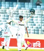 Azan's debut ton in vain as Miraz puts Bangladesh ahead in first Test