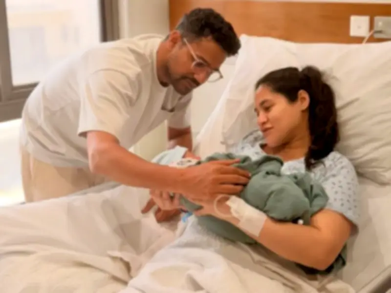 Ali Gul Pir Welcomes Son Salar on Father's Day