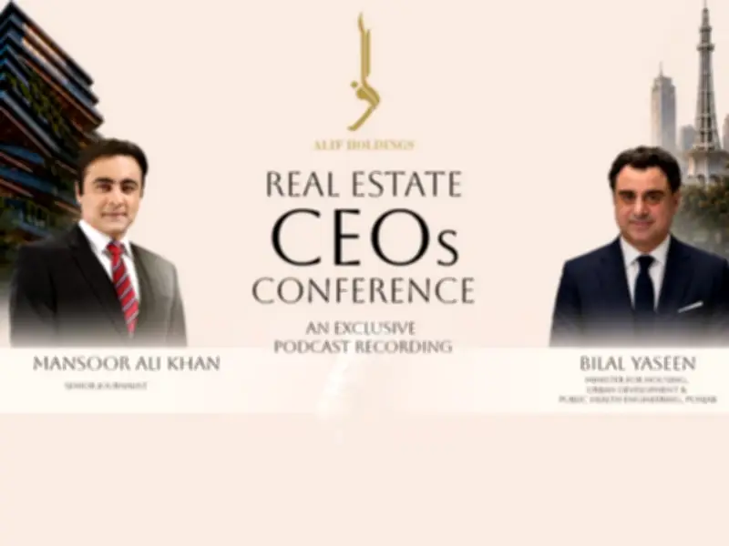 Alif Holdings Hosts Live Podcast with Punjab Minister Bilal Yaseen on Real Estate