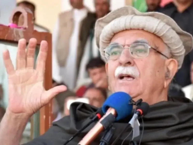 Case Filed Against Mahmood Khan Achakzai Over Inflammatory Rally Speech in Chaman