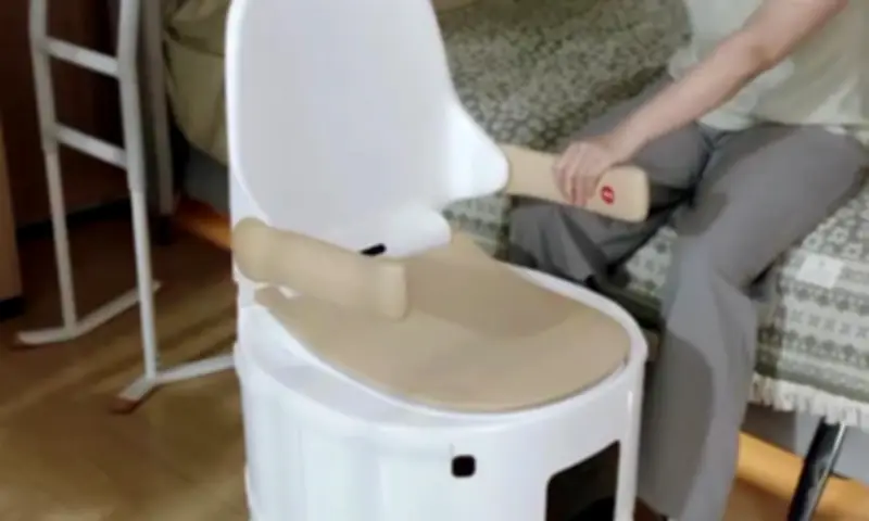 Chinese Company Unveils Robotic Self-Driving Toilet That Comes to You
