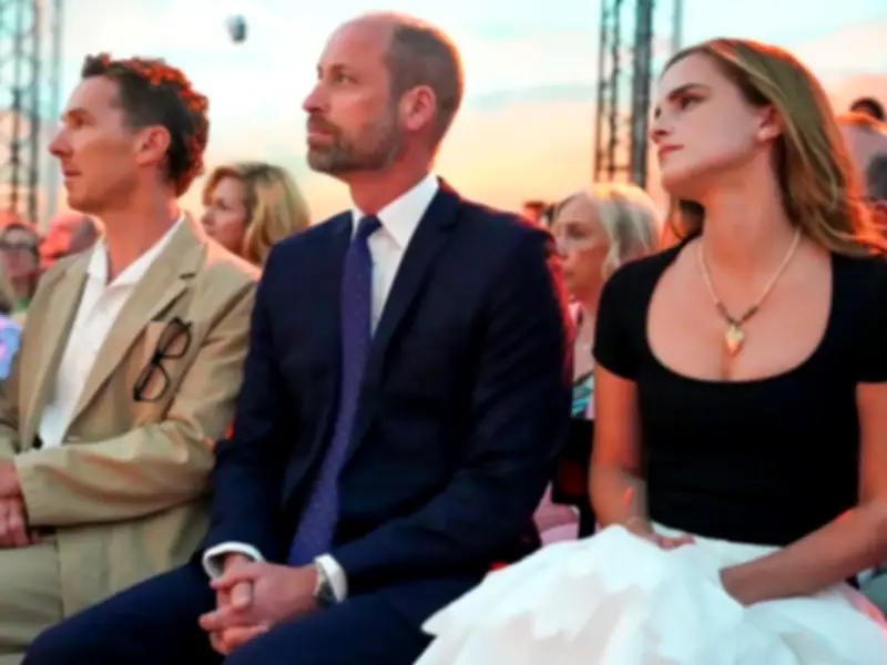 Emma Watson Joins Prince William and Benedict Cumberbatch at Environmental Event