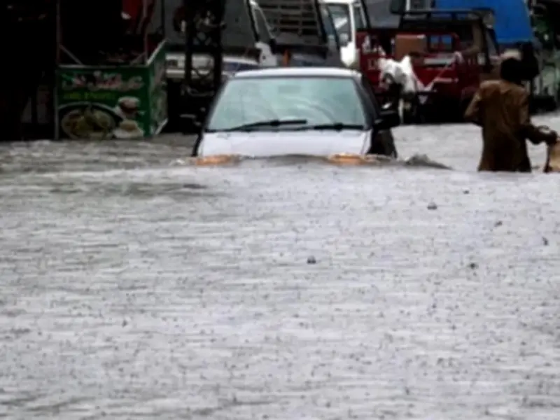 Floods in Dera Ghazi Khan Damage Houses and Crops