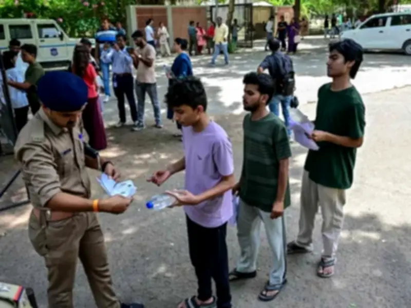 India Reconducts Medical Exam After Leak with Tight Security