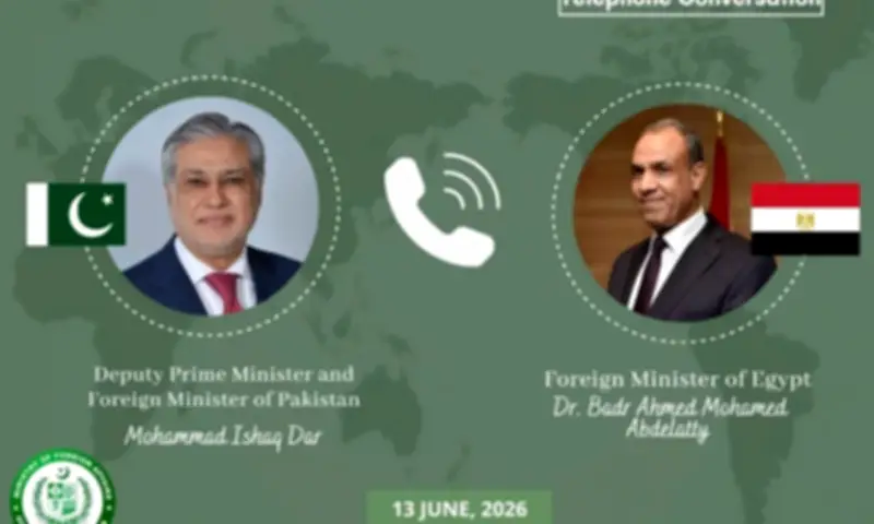Ishaq Dar Discusses Regional Situation with Egyptian Foreign Minister