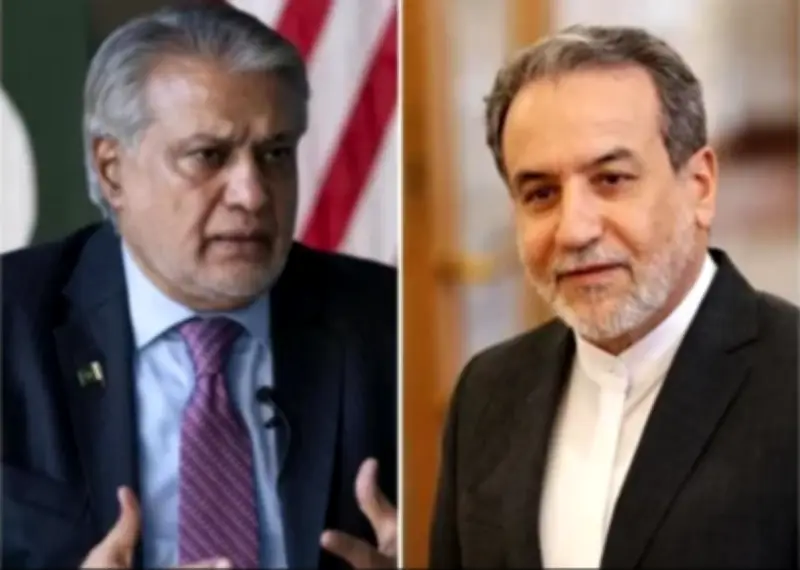 Ishaq Dar, Iranian FM Discuss Regional Stability and Crew Repatriation