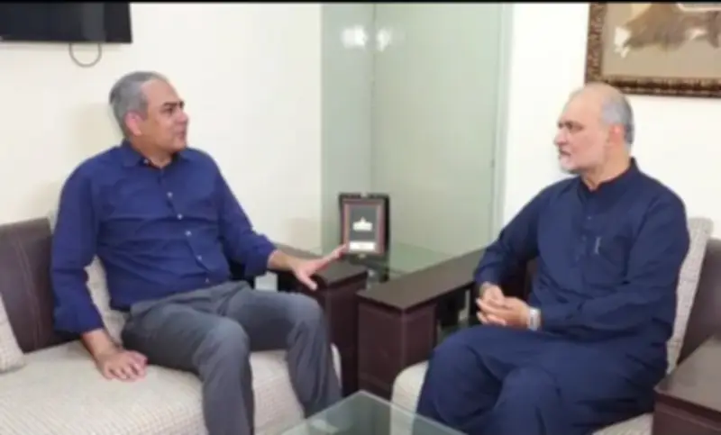 Mohsin Naqvi Meets JI Chief Hafiz Naeem, Discusses Regional Peace