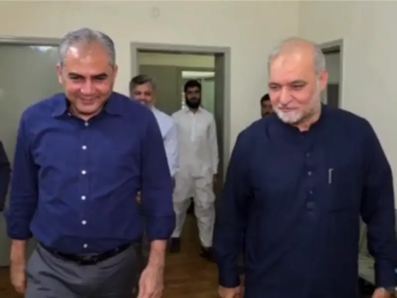 Mohsin Naqvi Meets JI Chief Hafiz Naeemur Rehman in Lahore