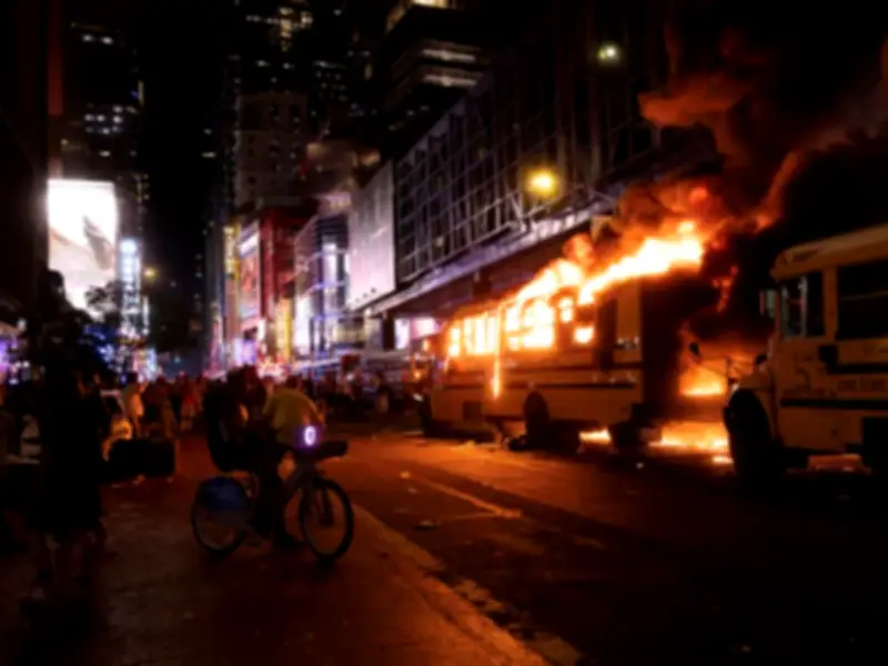 NYC Knicks Win Sparks Chaos: Bus Torched, Teen Shot